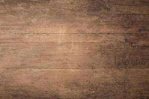 grunge foncé en bois texture, vieilli marron panneaux de Haut vue photo
