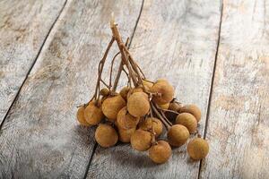 mûr sucré tropical longan fruit photo