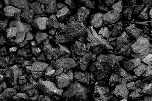 charbon mien arrière-plan, pile de Naturel noir charbon texture photo