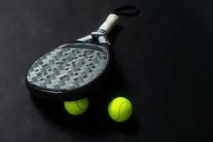 isolé pagayer tennis objets noir Contexte photo