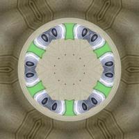 Kaléidoscope de rendu 3D de fond simple photo