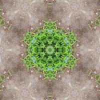 Kaléidoscope de rendu 3D de fond simple photo