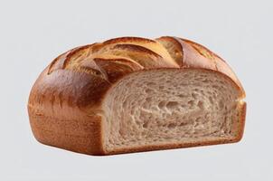 ai généré Couper en dehors de pain pain isolé transparent Contexte photo