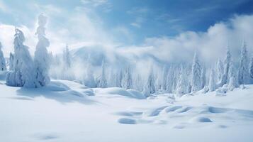 ai généré poudre neige Contexte photo