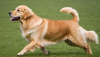 ai généré d'or retriever, chien photographie, animal de compagnie animal photo