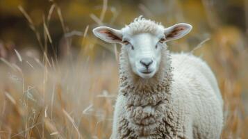 ai généré image de mouton photo