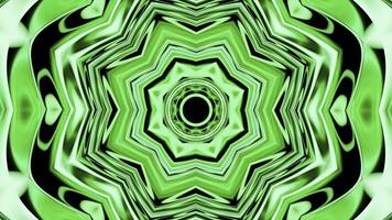 abstrait dynamique géométrique tunnel, fractale élément Contexte. conception. coloré étoile en forme de kaléidoscope. photo
