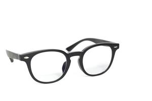 des lunettes sur blanc arrière-plan, lunettes sur blanc Contexte photo