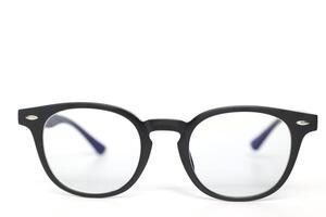 des lunettes sur blanc arrière-plan, lunettes sur blanc Contexte photo