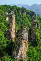 zhangjiajie montagnes, Chine photo