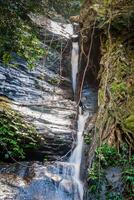 longue exposition photo de Cascade chutes, Macquarie passer nsw Australie