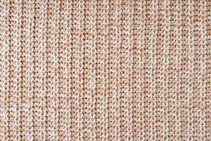 Jersey textile Contexte , beige blanc mélange tricoté tissu, tissu surface photo
