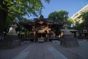 une principale temple à Japonais tombeau photo