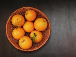 mandarines dans le cuisine photo