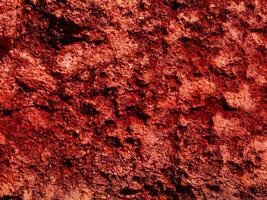 texture de pierre rouge dans le jardin photo