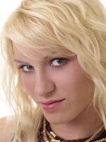 blond adolescent fille fermer portrait photo