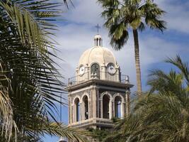 Loreto vieux mission sur ensoleillé journée baja Californie sur Mexique photo