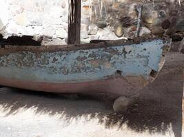 vieux missionnaire bateau Loreto vieux mission sur ensoleillé journée baja Californie sur Mexique photo