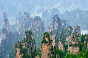 zhangjiajie montagnes, Chine photo
