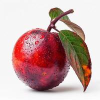 ai généré tamarillo, exotique fruit sur blanc isolé Contexte - ai généré image photo