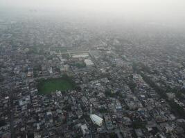 drone vue de Capitale ville dans Pakistan photo