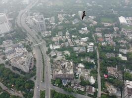 aérien vue de ville lahore dans Pakistan sur 2023-07-16 photo