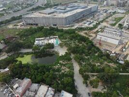 aérien vue de la défense principale carré, une petit ville dans lahore Pakistan. photo