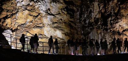 trieste, italie, 2021 - vue sur la grotta gigante photo