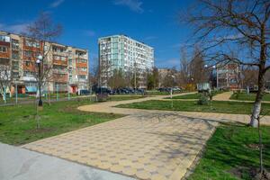 dnestrovsc, Moldavie est une ville dans du sud la Transnistrie, près le frontière avec Ukraine. il est à le rivages de le cuciurgan réservoir et est Accueil à le cuciurgan Puissance gare. photo