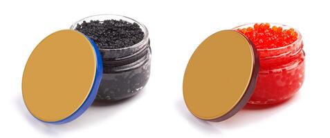 caviar rouge et noir photo