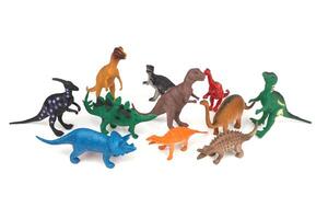 dinosaures sur blanc photo