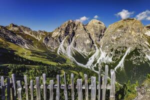 Montagne paysage de le stubai Alpes photo