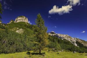 Montagne paysage de le stubai Alpes photo