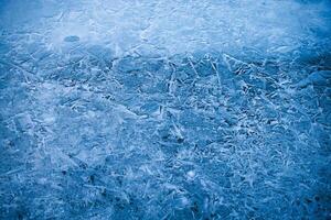 Naturel fissuré congelé Lac texturé modèle photo