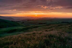 ai généré couchers de soleil beauté compléments pittoresque paysage dans Stupéfiant photo