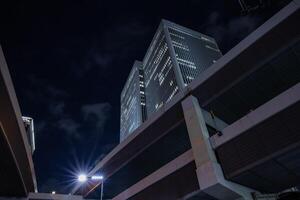 une nuit paysage urbain dans Roppongi large coup photo