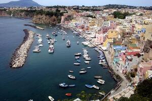 procida autour le île. pendant le été photo