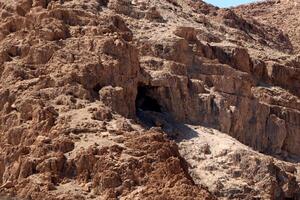 timna Montagne intervalle dans Eilat dans du sud Israël. photo