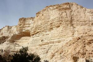 timna Montagne intervalle dans Eilat dans du sud Israël. photo