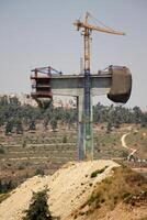 une Nouveau pont pour chemin de fer transport est étant construit. photo