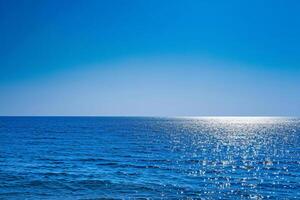 photo été produit toile de fond bleu mer Contexte