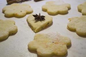 cuisine sucré biscuits. fait maison biscuits. photo