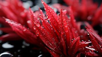 rouge longue herbe fraîcheur biologique la nature Contexte photo