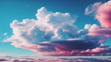 coloré des nuages dans le ciel photo