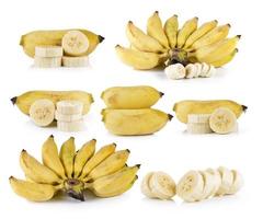 banane isolé sur fond blanc photo
