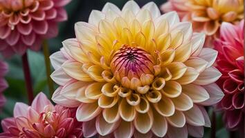 magnifique fleur macro photo