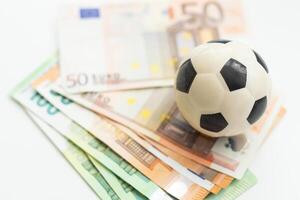 Football et argent. quoi a disparu faux photo