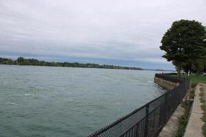 pied de traversier parc sur le niagara rivière dans buffle Nouveau york photo