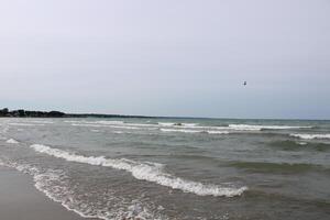 pelouse plage Etat parc sur Lac erie dans buffle Nouveau york photo