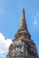 wat mahathat ancien à historique parc à ayutthaya historique parc, phra Nakhon si ayutthaya province, Thaïlande photo